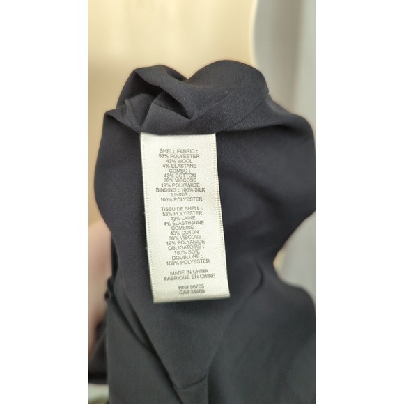 Rebecca Taylor Black Tropical Wool Blend Lace Shift Dress 2 Elegant Versatile - Picture 4 of 5